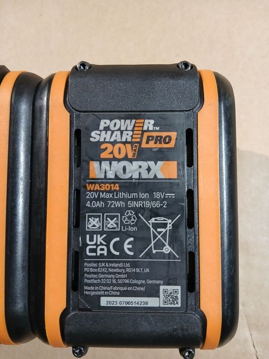 Akumulatory WORX 4.0ah PRO 20V