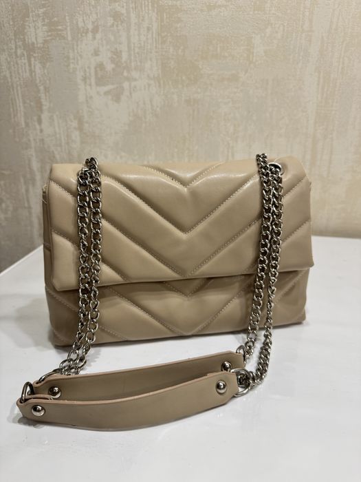 Сумка жіноча бежева, клатч (нова)