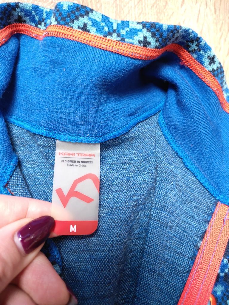 Kari Traa bluzka halfzip 100% merino