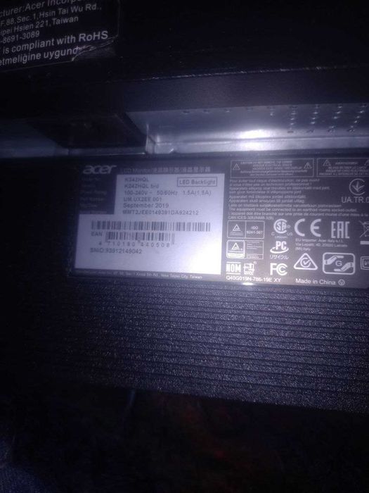 Монітор  24" AсER