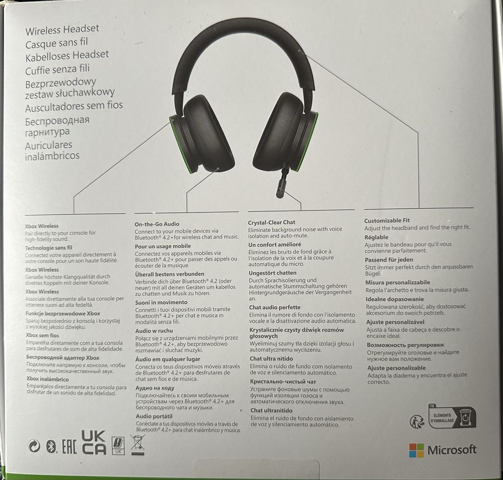 Słuchawki Xbox Microsoft bezprzewodowe