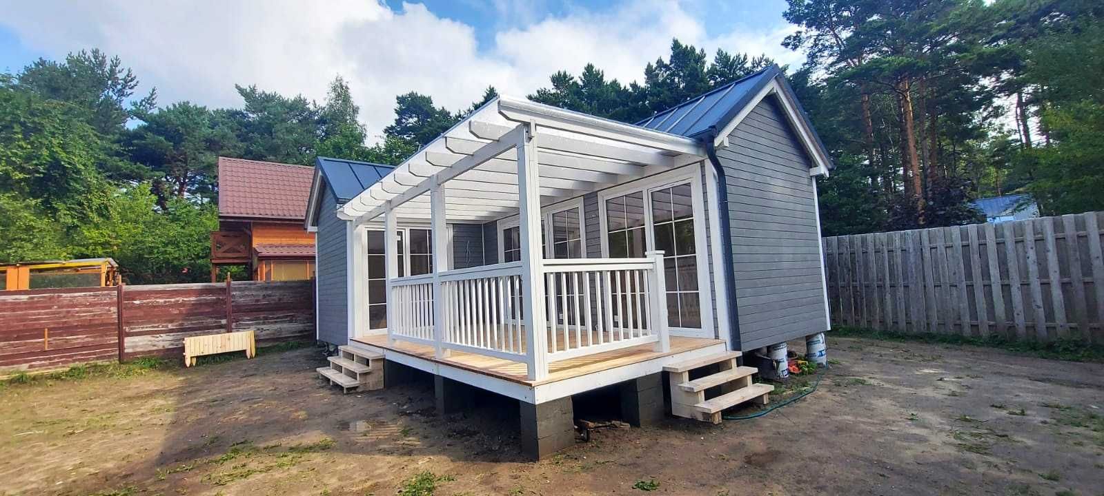 Domek drewniany, letniskowy, parterowy, dom 35m2, na zgłoszenie