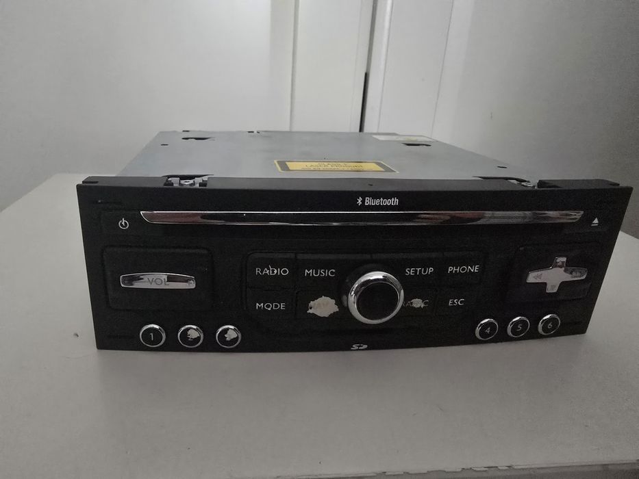 Radio , ekran i ramka Citroen C5x7