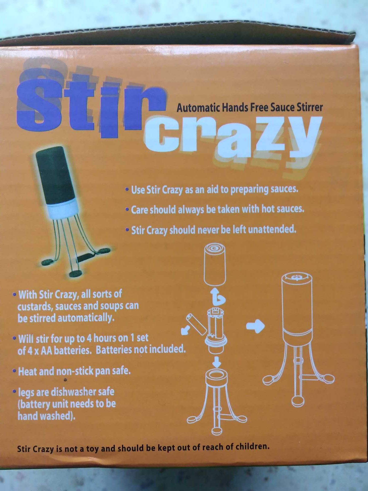 Automatyczne mieszadło mikser Stir crazy robot kuchenny firlejka