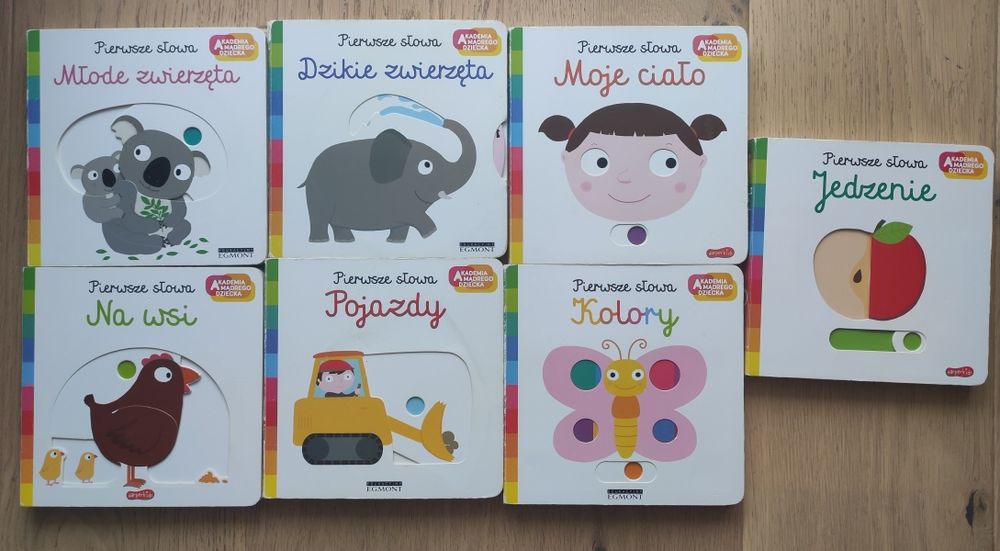 Zestaw książek Akademia mądrego dziecka:Pojazdy, Dziekie zwierzęta