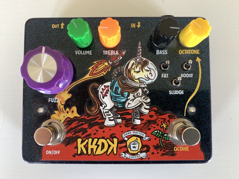 Pedal de Octave Fuzz KHDK Unicorn Blood 2 Ltd. Ed.