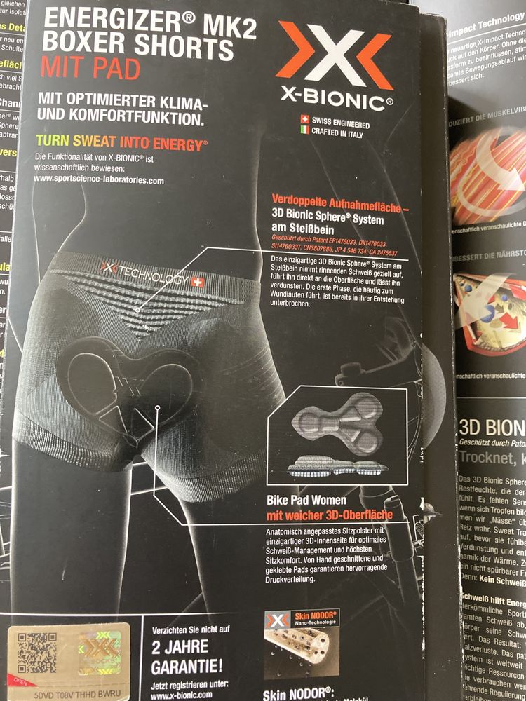 Energizer MK2 boxer shorts x-bionic rozm. XS