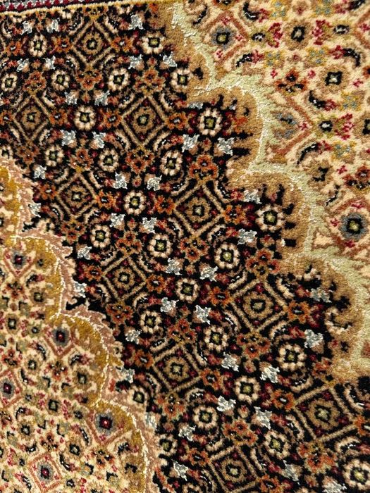 Dywan Kaszmirowy + jedwab r.tkany perski Tabriz 310x210 gal. 30 tyś