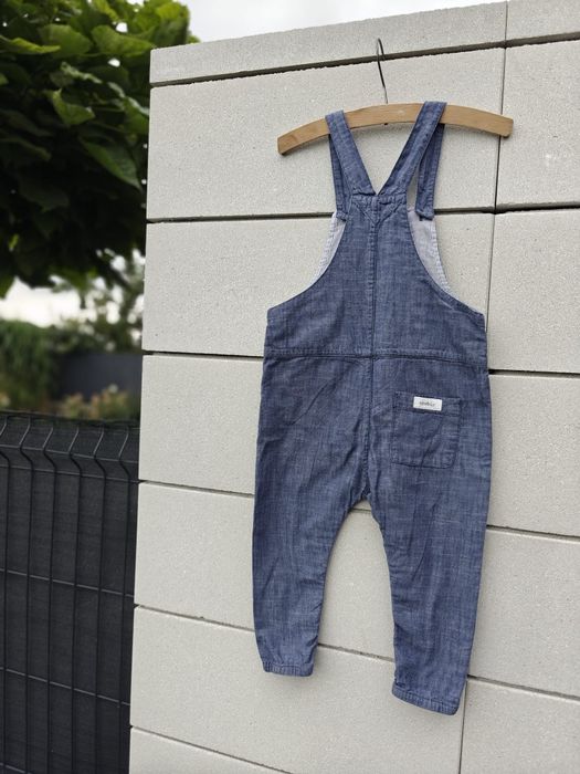 Ogrodniczki cienki jeans newbie 86