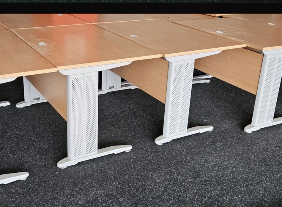 Biurko biurowe 120x80 - używane meble biurowe większa ilość