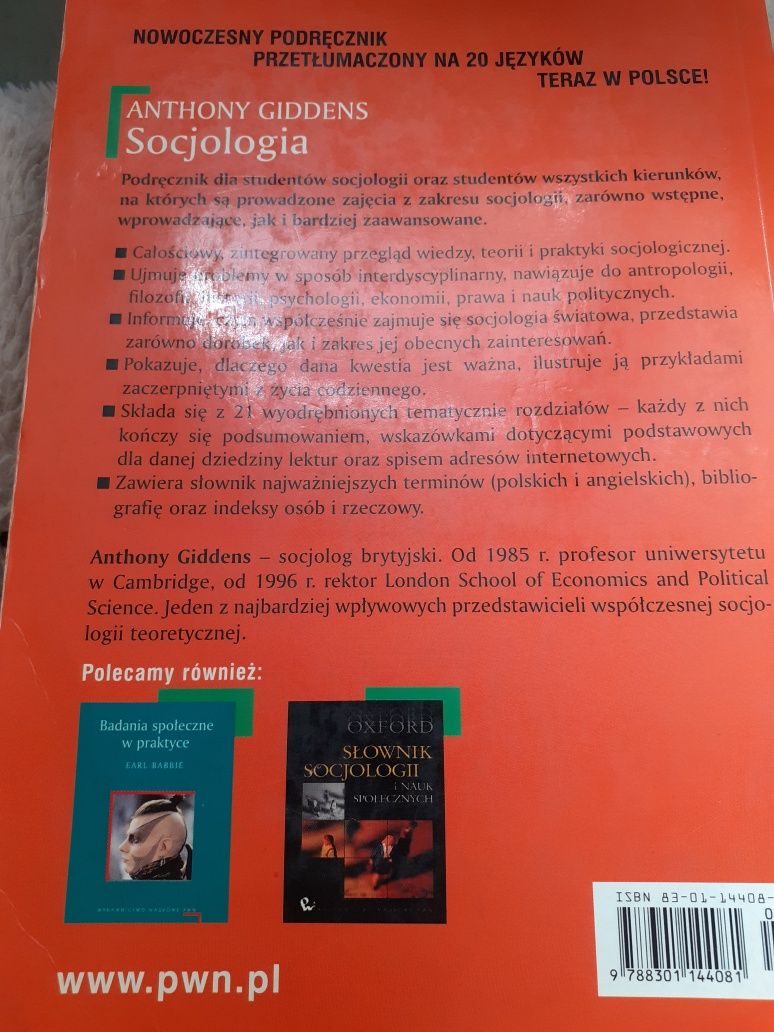 Anthony Giddens Socjologia