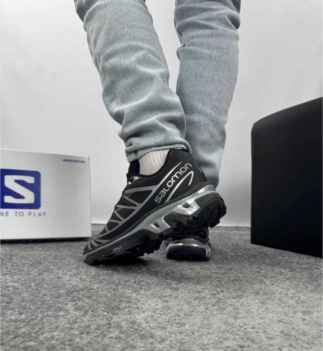 (БЕЗ ПЕРЕДОПЛАТИ)Salomon XT-6 Adv Black White Gore-Tex Соломони ХТ-6