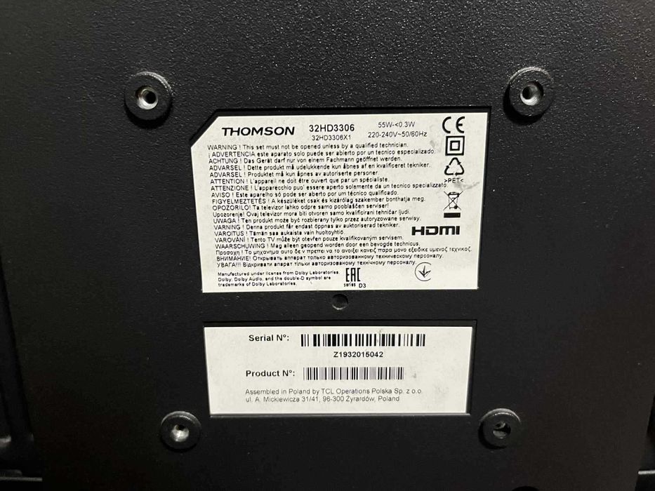 Telewizor thomson 32HD3306