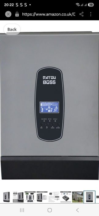 DATOUBOSS UE Warehouse Inve. Vendidorsor De Onda Pura 6KW 6.2KW 48v 22