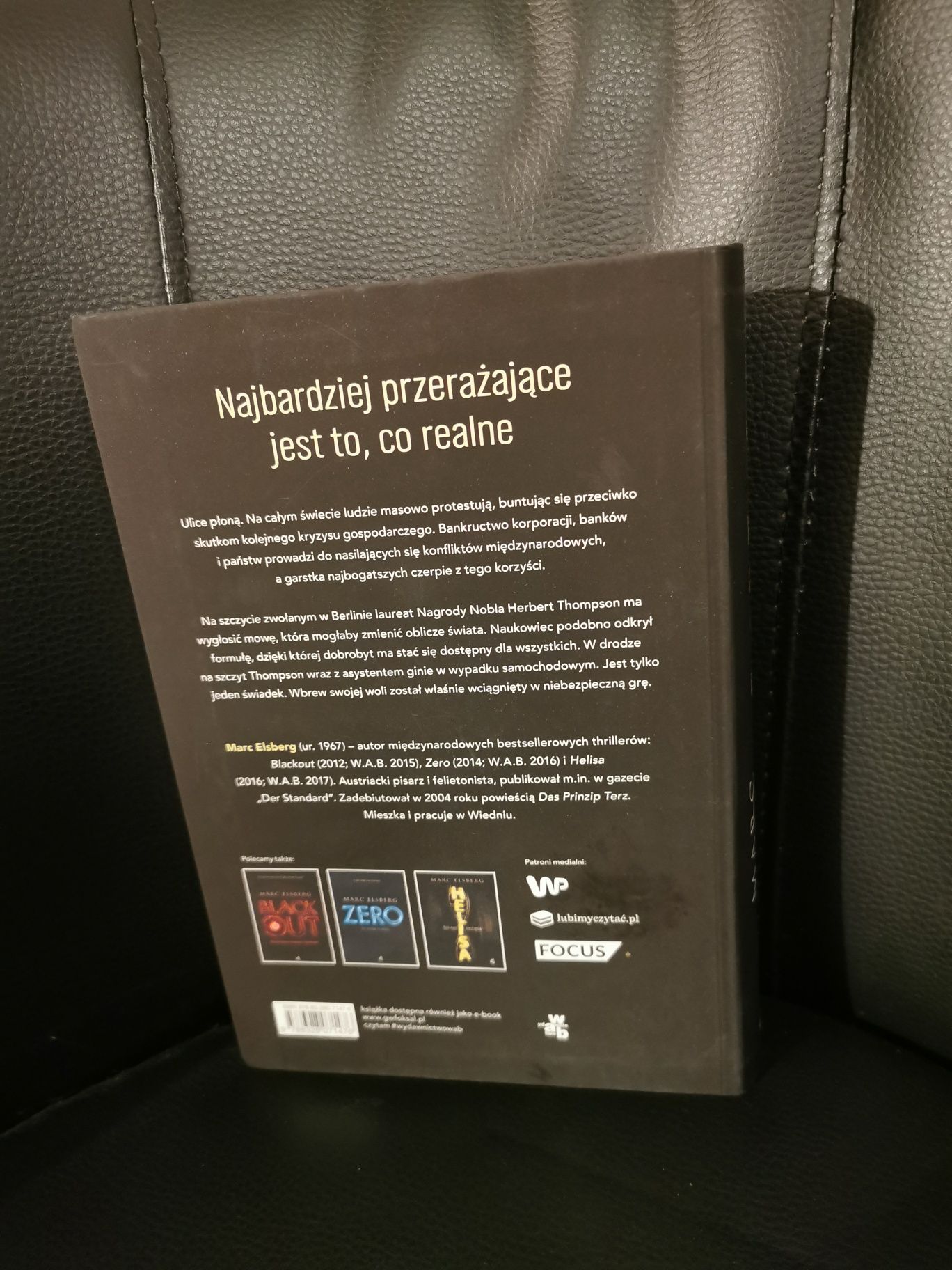Chciwość.  Marc Elsberg - Nowa książka