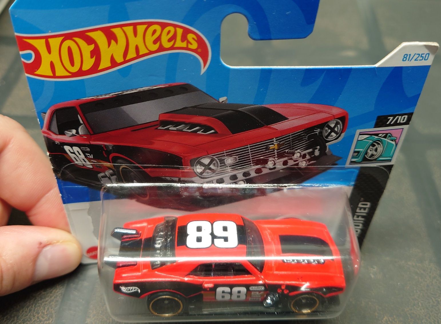 Hit Wheels nowy custom '68 Camaro HW MODIFIED Mattel resorak Chevrolet