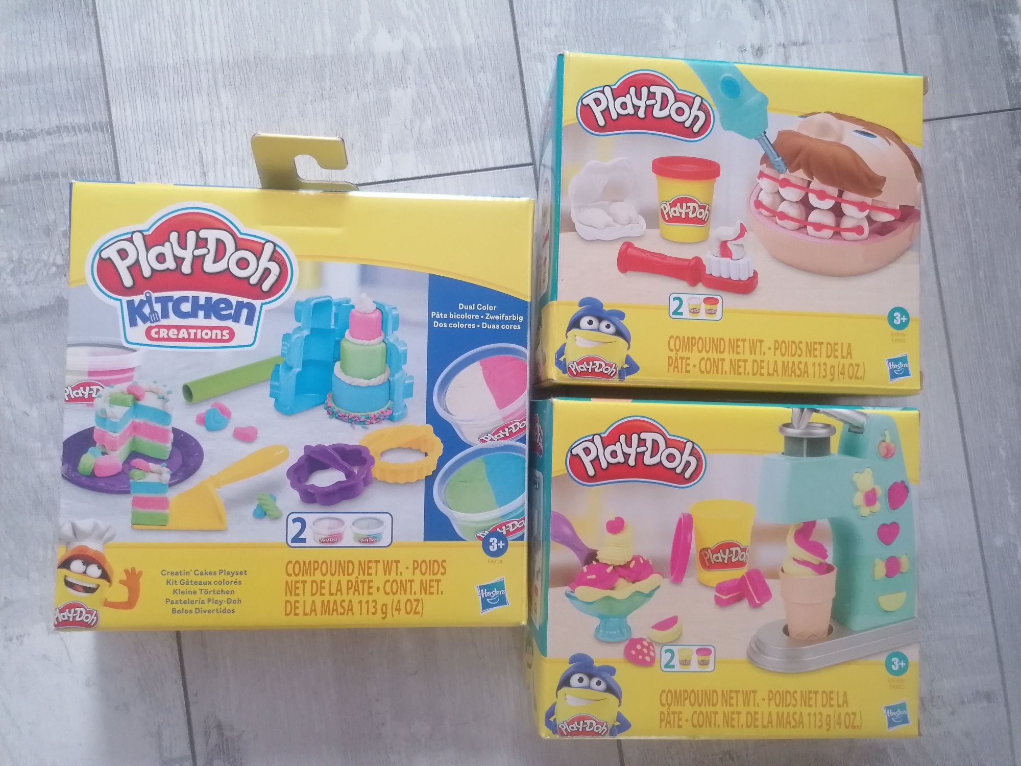 Play doh -3 mini Zestawy