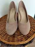 Buty zamszowe  brudny róż
