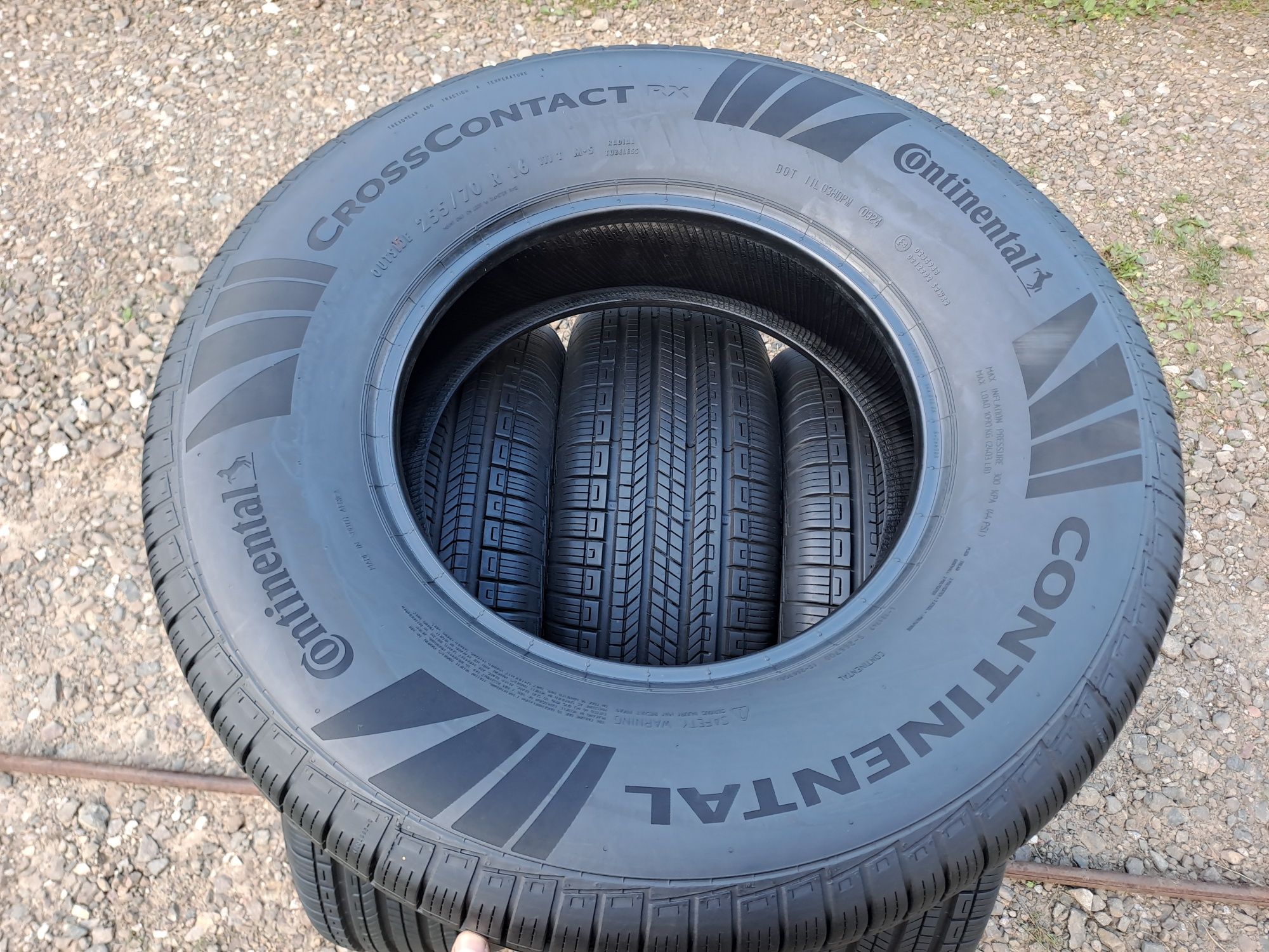 Opony 255 70 R16 Continental Cross Contact RX jak Nowe 2024r.