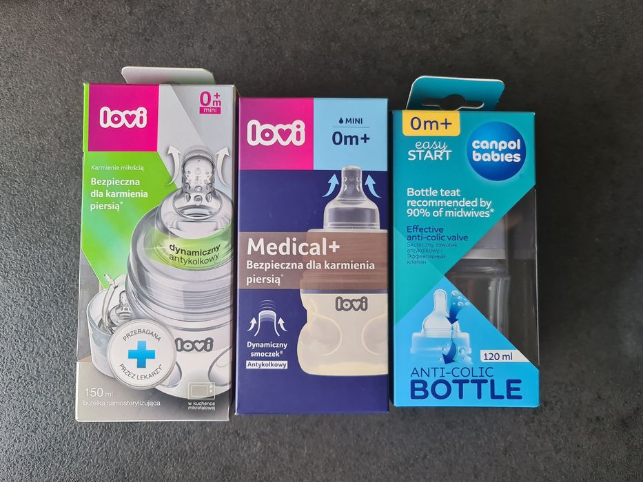 Zestaw butelek lovi canpol 0+