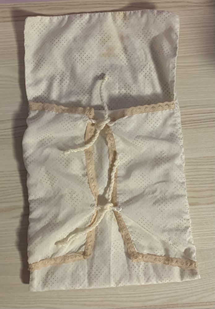 Poszewka na becik do łóżeczka dla lalek PRL Unikat Vintage