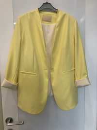 Піджак жіночий лимонного кольору
