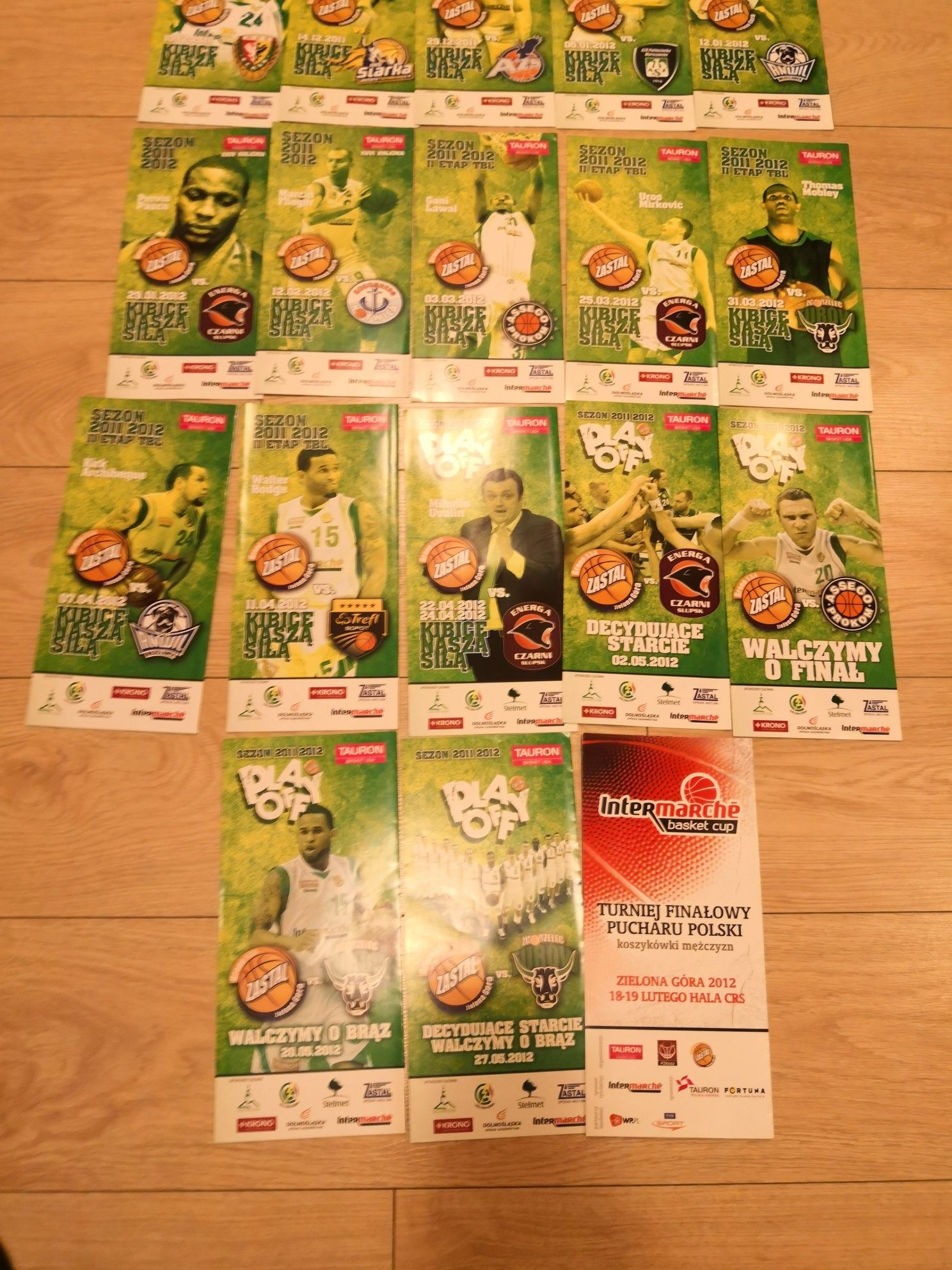 Programy zawodów Zastal Stelmet Zielona Góra Basket Zg koszykówka