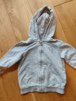 Hm h&m bawełniana bluza z kapturem 80