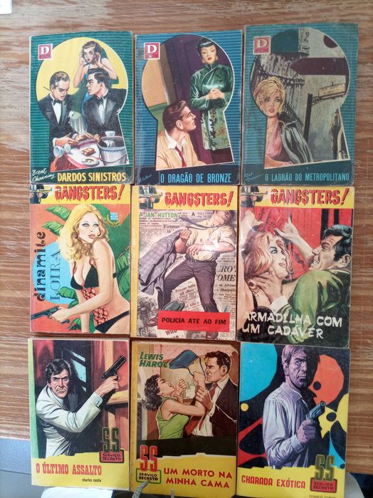 Livros da A.P.R., S.F.B.I., F.B.I., Detective, Gangsters !, etc.