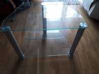 Stolik szklany pod telewizor ok. 78x48x58 cm