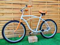 POWYSTAWOWY JOHNNY LOCO Raw Beach Cruiser Roz. 21" *Koła 26* Aluminium