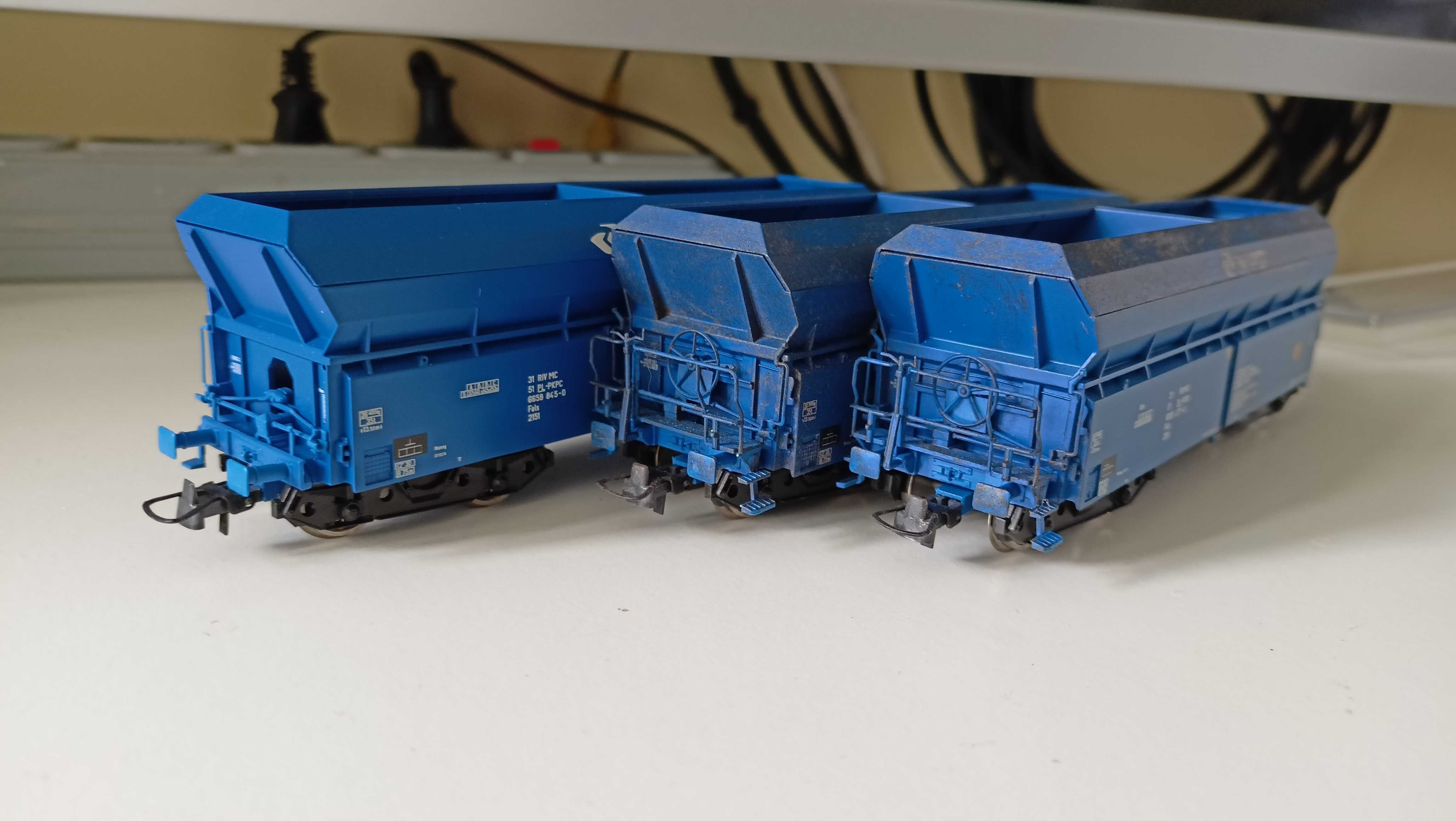 3 Set wagonów samowyładowczych Roco 76078 PKP Cargo H0