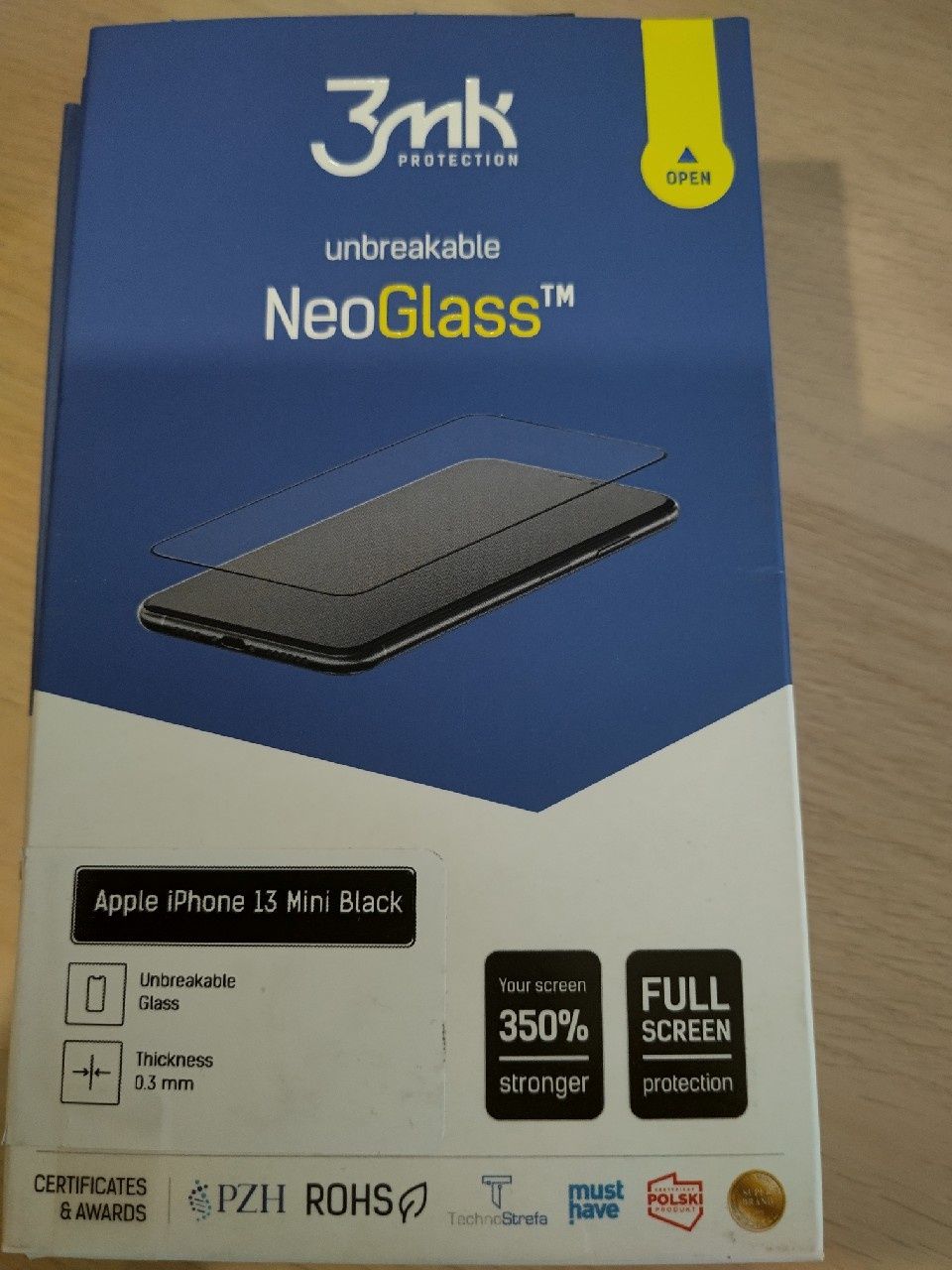 Szkło ochronne Neoglass 3mk na iPhone 13 mini