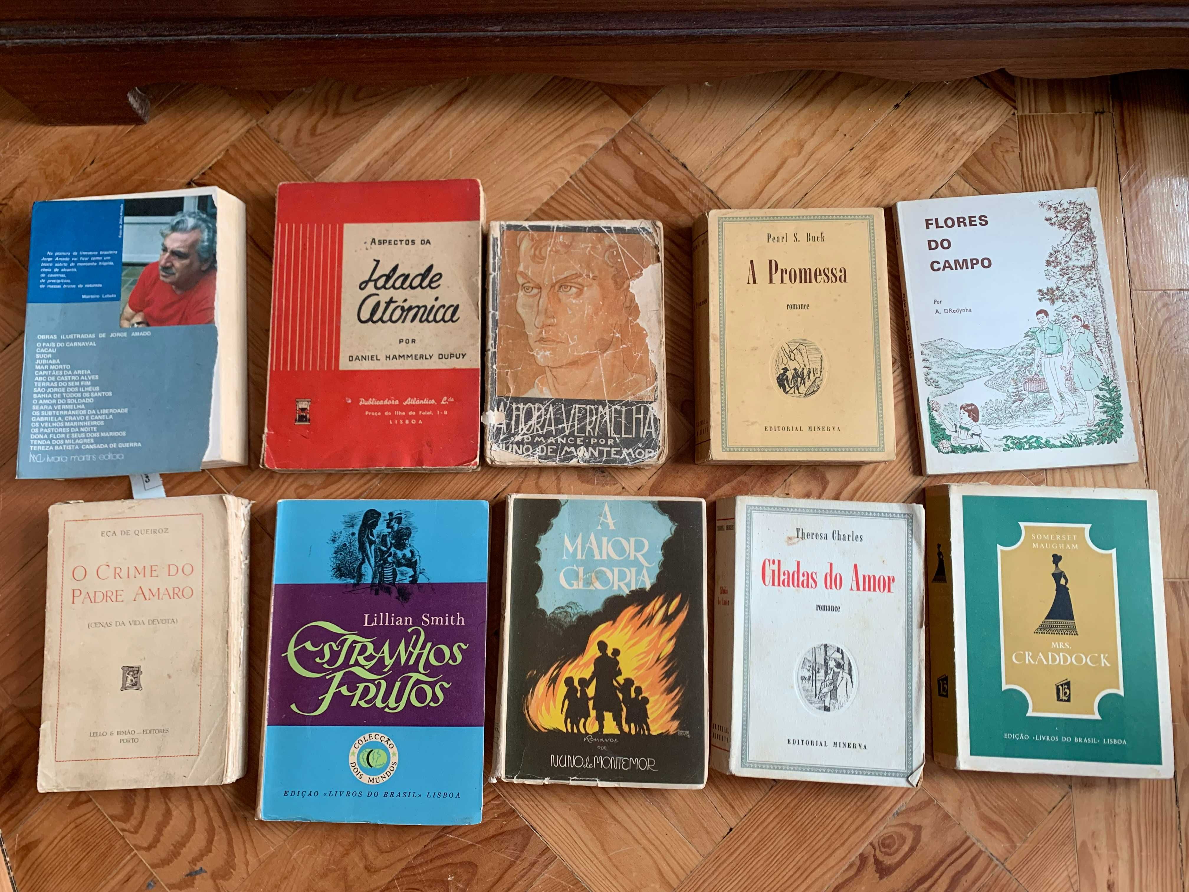 Livros antigos romance coleção azul e outros