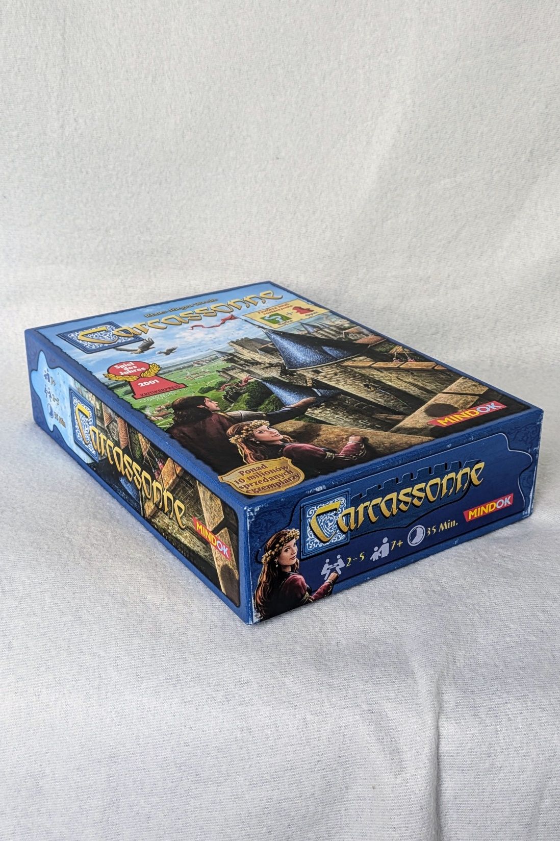 Carcassonne * podstawa + mini dodatki Rzeka i Opat * jak nowa