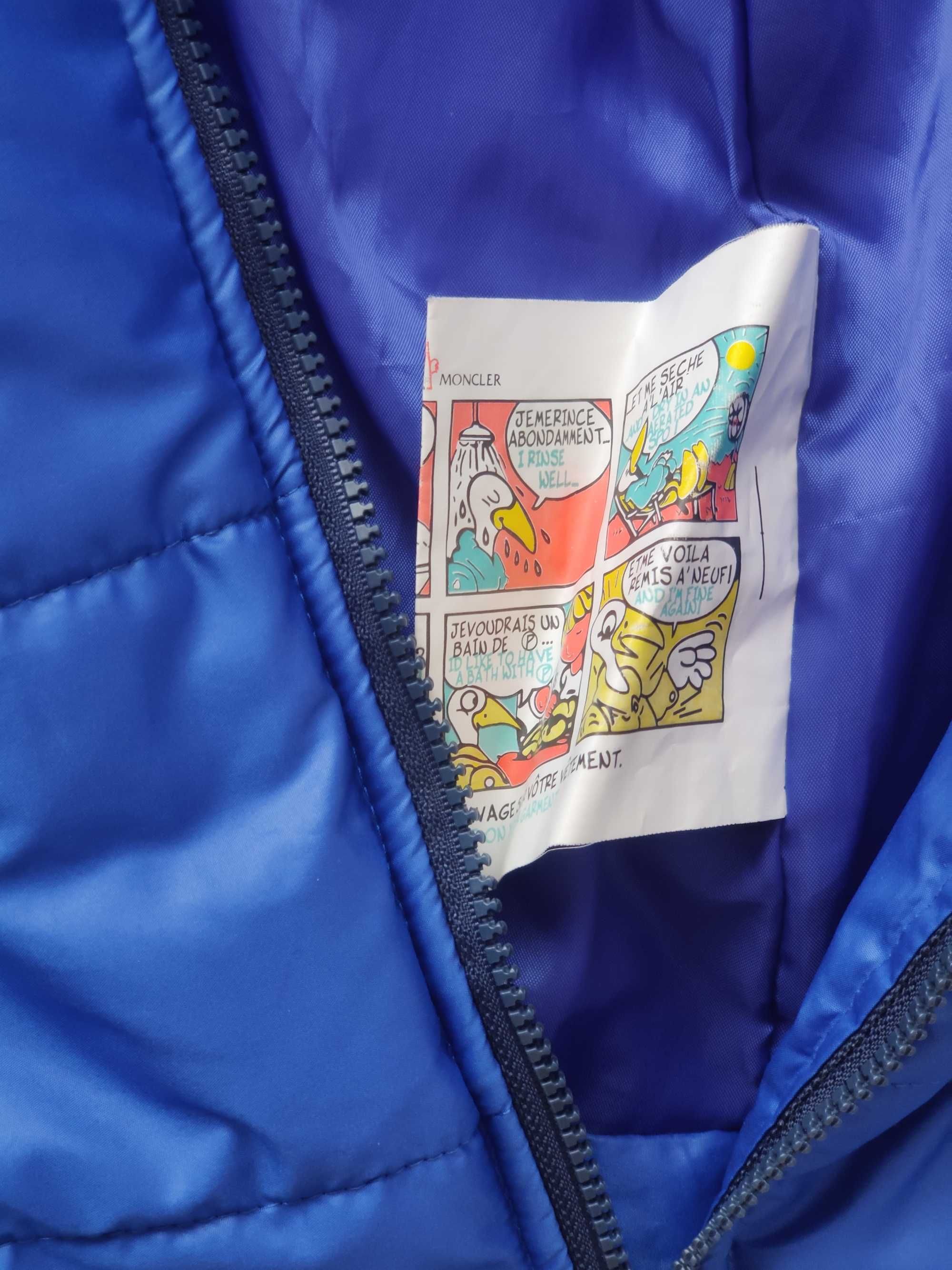 Kurtka damska 3/4 jak nowa okazja S niebieska parka z kapturem na zimę