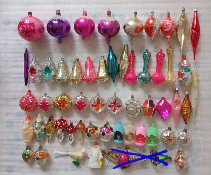 Елочные игрушки СССР
