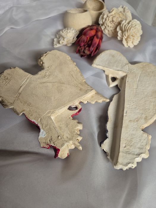 Anioły na ramkę, ramka na zdjecia, prezent, Rękodzieło