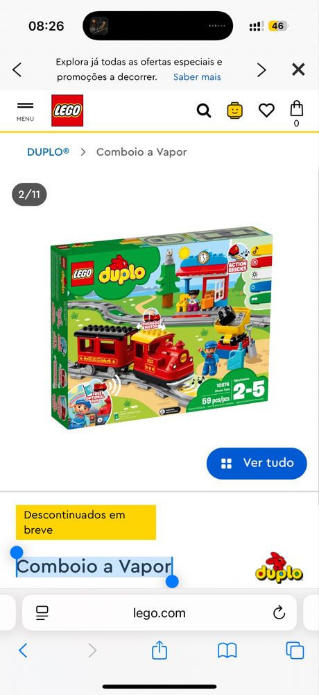 Lego Duplo Comboio