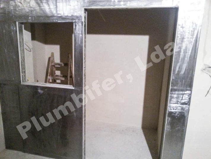 Chapa de chumbo para Barreiras de protecção radiológica