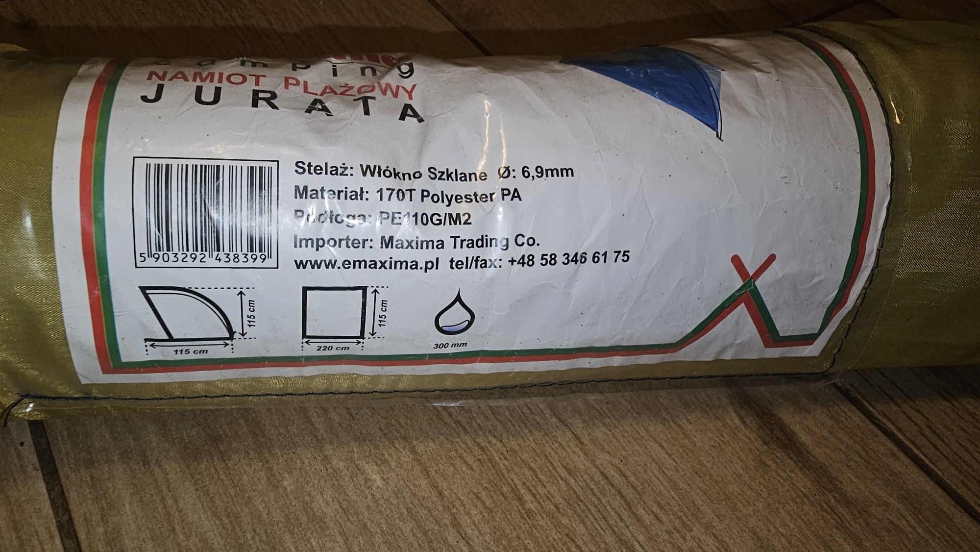 Namiot plażowy Jurata