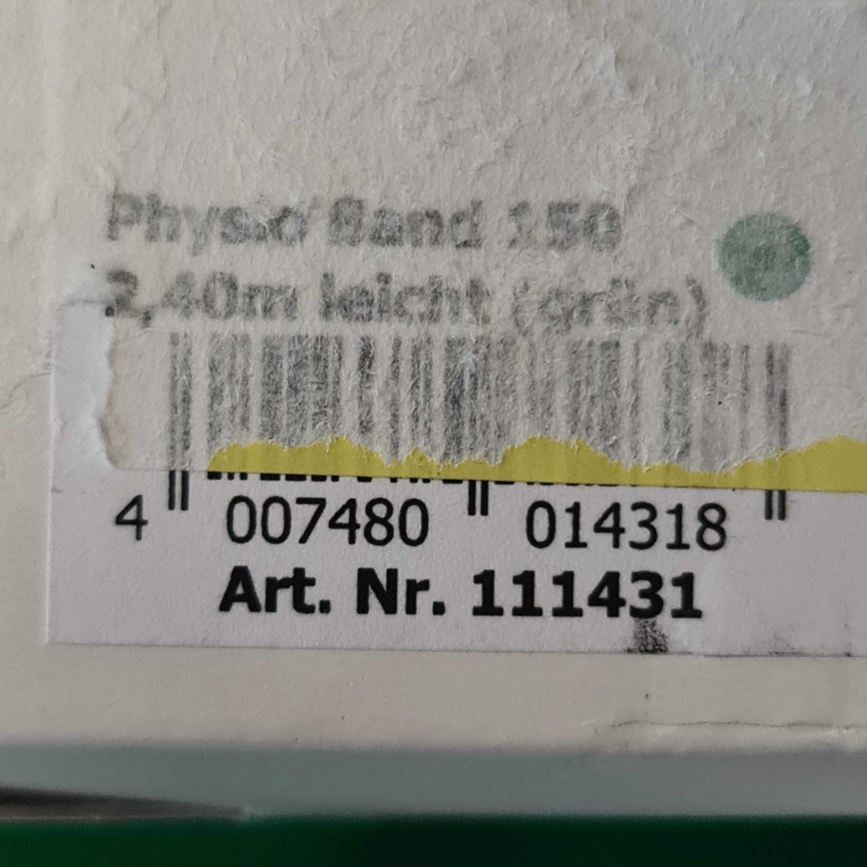 Taśma do ćwiczeń Deuser Physio Band - zielona