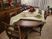 Conjunto mesa de jantar com 6 cadeiras