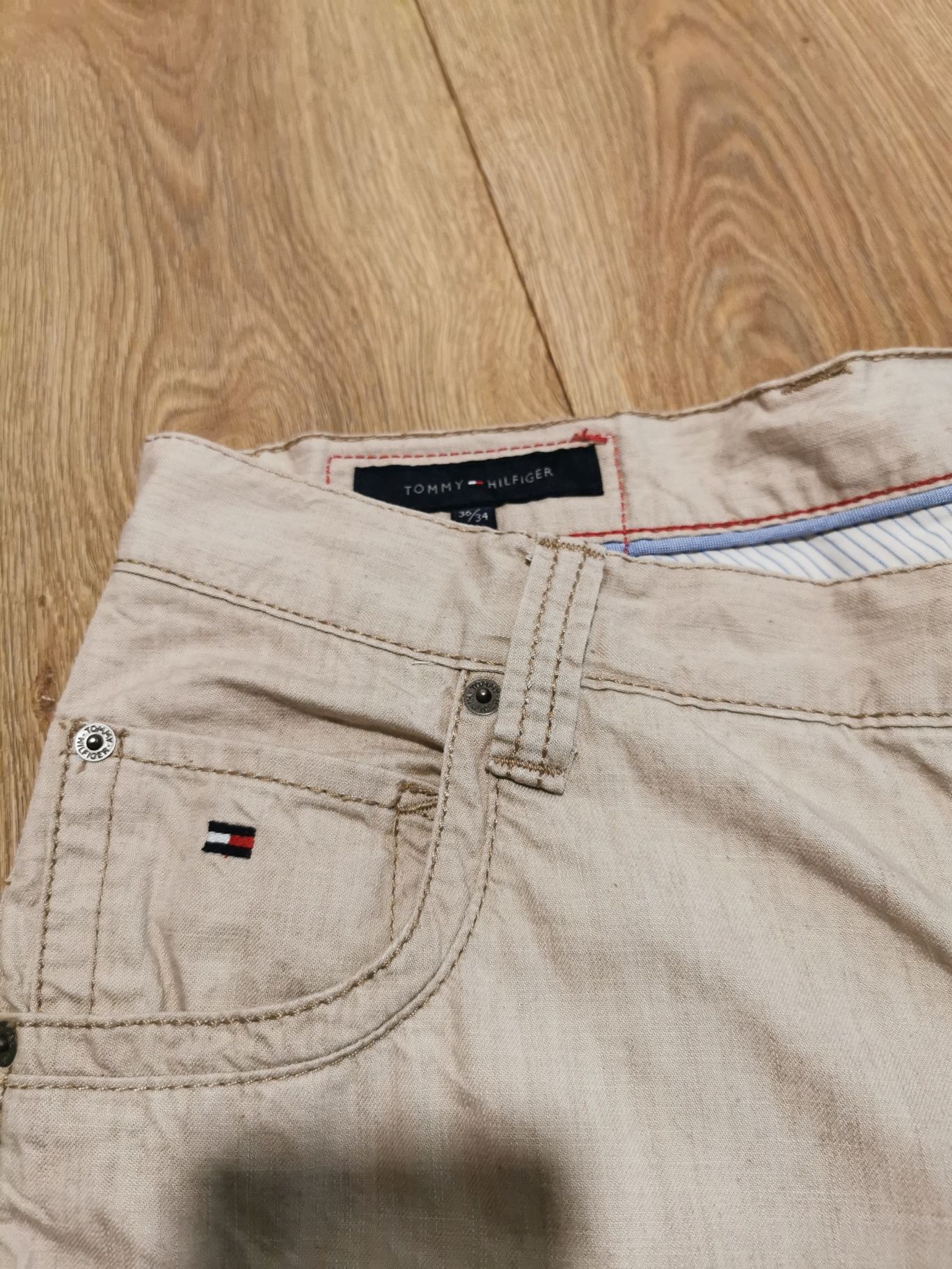 Tommy Hilfiger 36/34 spodnie męskie, letnie, stan bardzo dobry