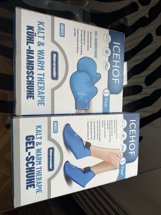 Rękawice i buty chłodzące