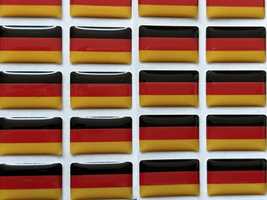 10 sztuk naklejki z żywicy epoksydowej Niemcy