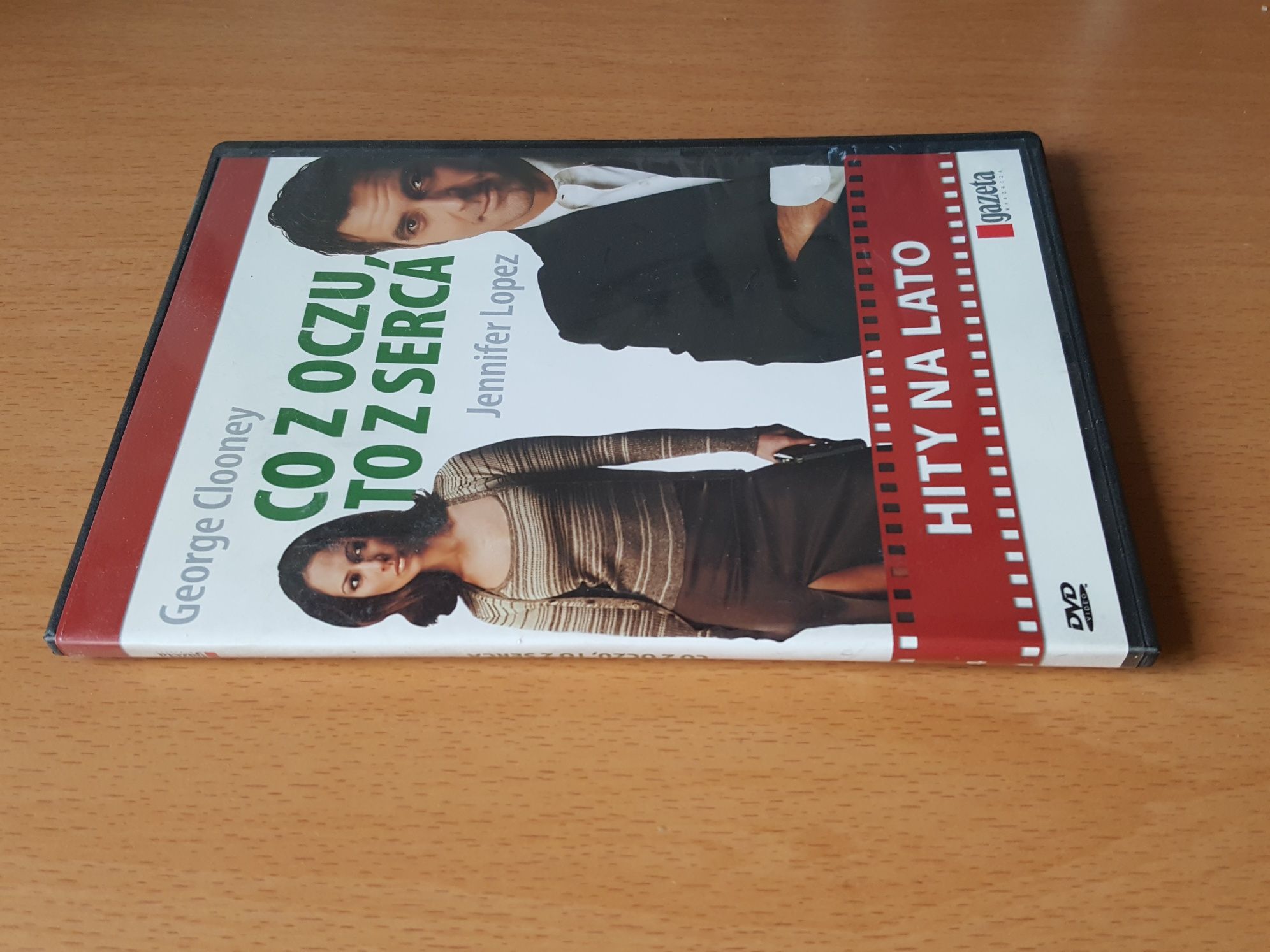 Film DVD "CO Z OCZU, TO Z SERCA", George Clooney i Jennifer Lopez