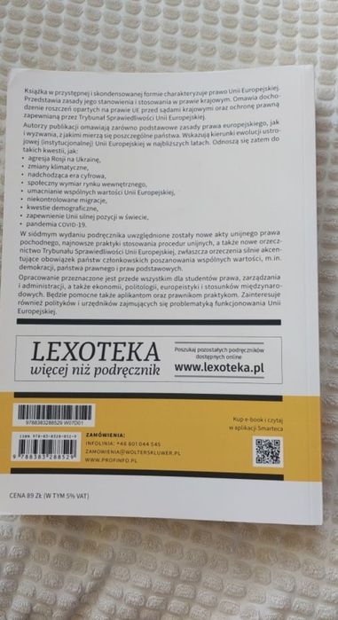 Instytucje i prawo Unii Europejskiej Podręcznik