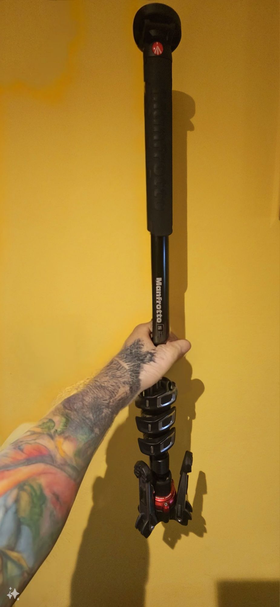 Manfrotto MVMXPROA4 monopod 4-sekcyjny.