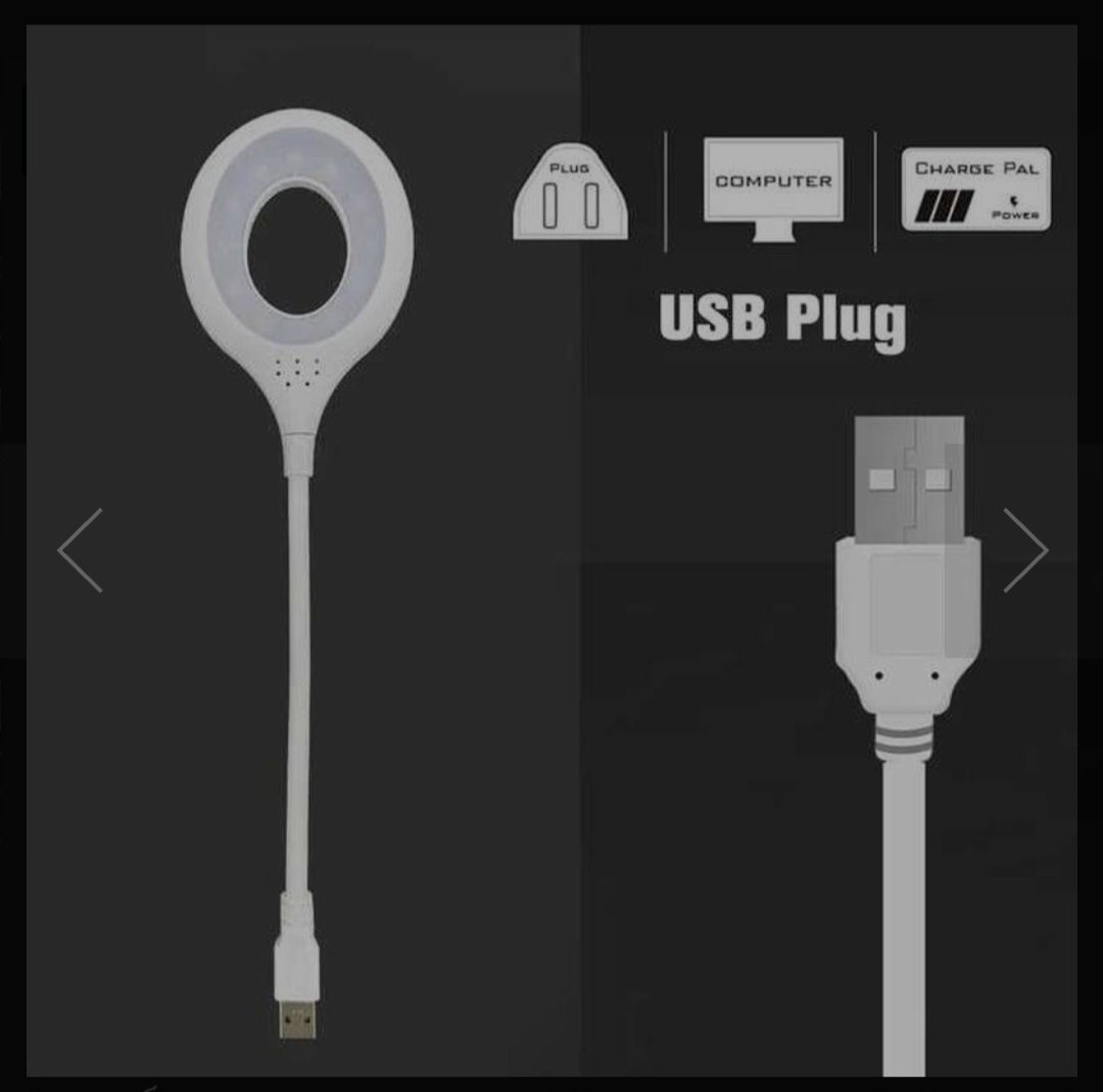 USB лампа для ноутбука/повербанка / Ночник / Нічник